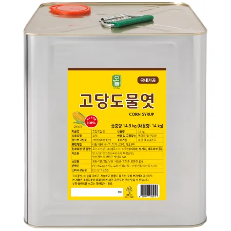(무료배송)고당도물엿,14kg,CAN