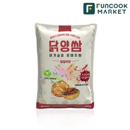 닭갈비맛 닭양쌈 8구, 280g