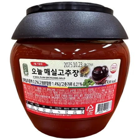 (무료배송)매실 고추장 1.9kg PET