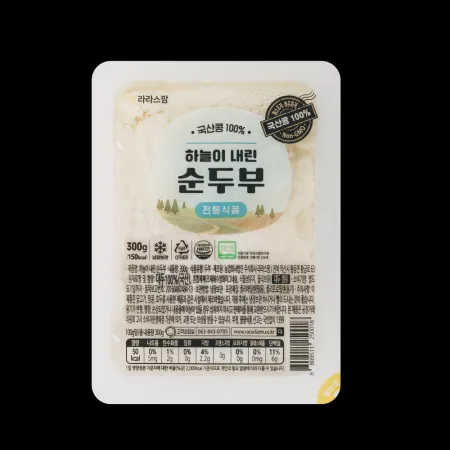 100% 국산콩 하늘이 내린 순두부 300g*1EA 이미지