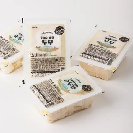 100% 국산콩 하늘이 내린 두부 210g*1EA 이미지