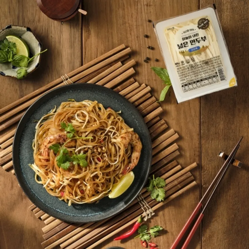 100% 국산콩 하늘이 내린 넓은면두부 100g*1EA 이미지