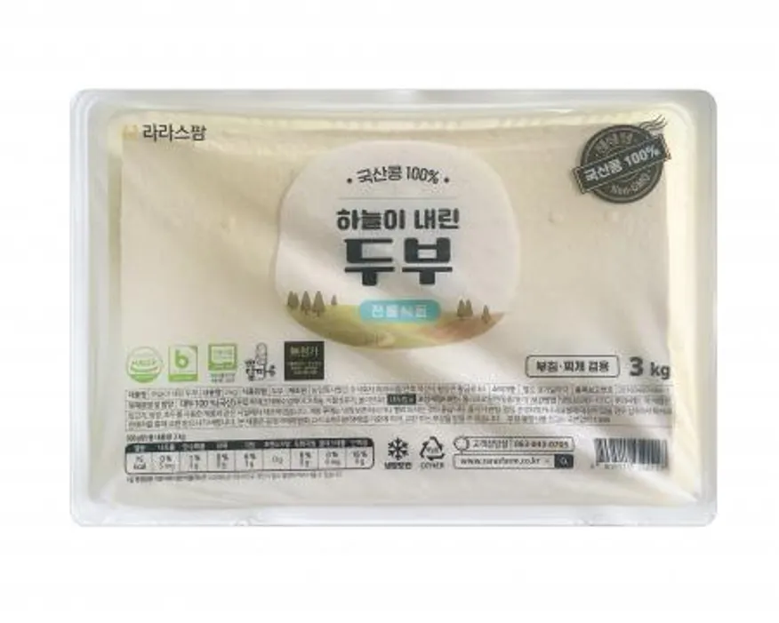 100% 국산콩 하늘이 내린 두부 3kg*1EA 이미지