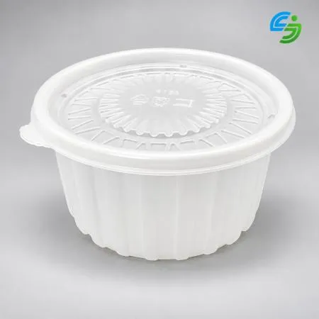 158파이 중 (반투명) 몸통+뚜껑 400개세트 삼계탕용기