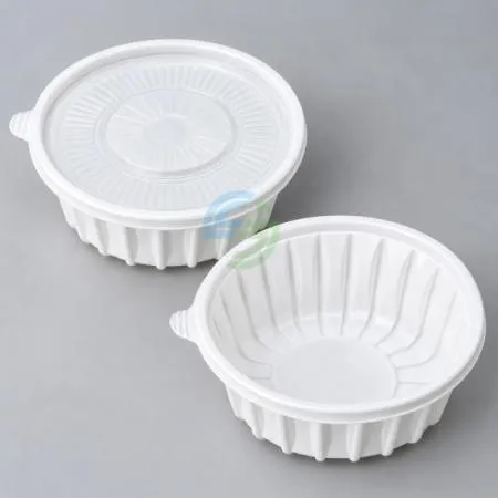 190파이 냉면용기 소(백색) 몸통+뚜껑 300개세트 탕용기