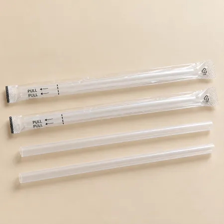 버블티 빨대 12mm 210mm 투명 굵은 일회용빨대