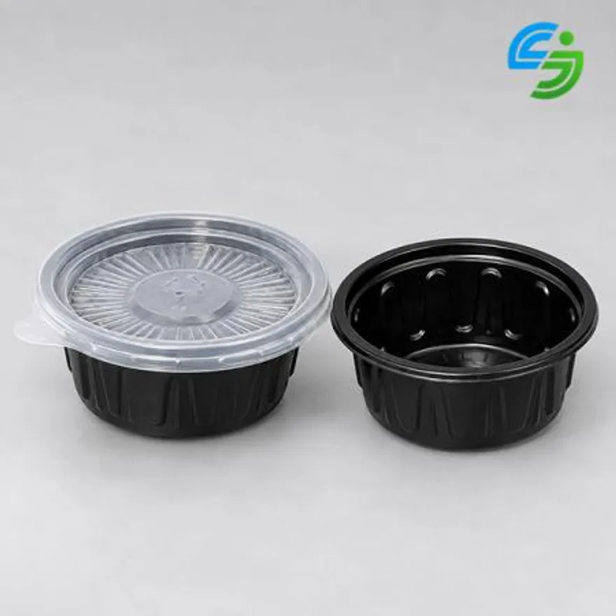 소스용기 70파이 소 (흑색) 용기+뚜껑 2000개세트 소스컵 이미지