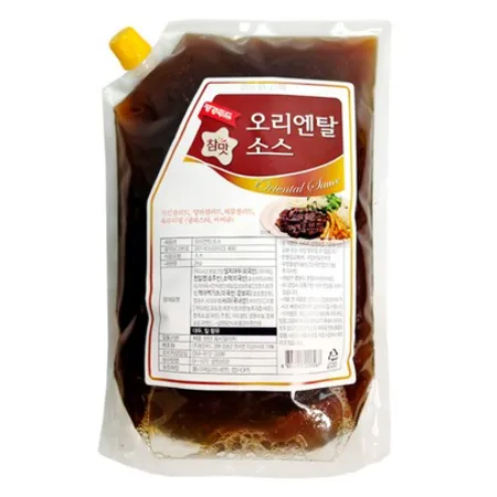 평강푸드 오리엔탈 샐러드 소스 드레싱 2kg