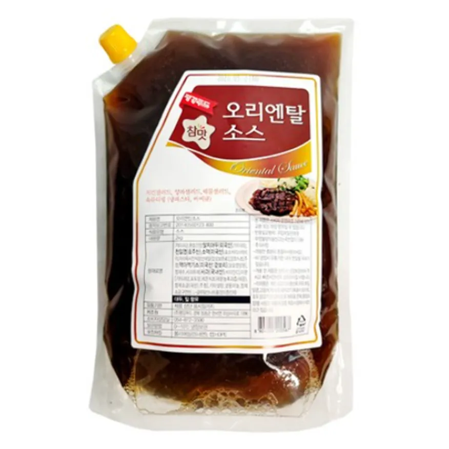 평강푸드 오리엔탈 샐러드 소스 드레싱 2kg 이미지