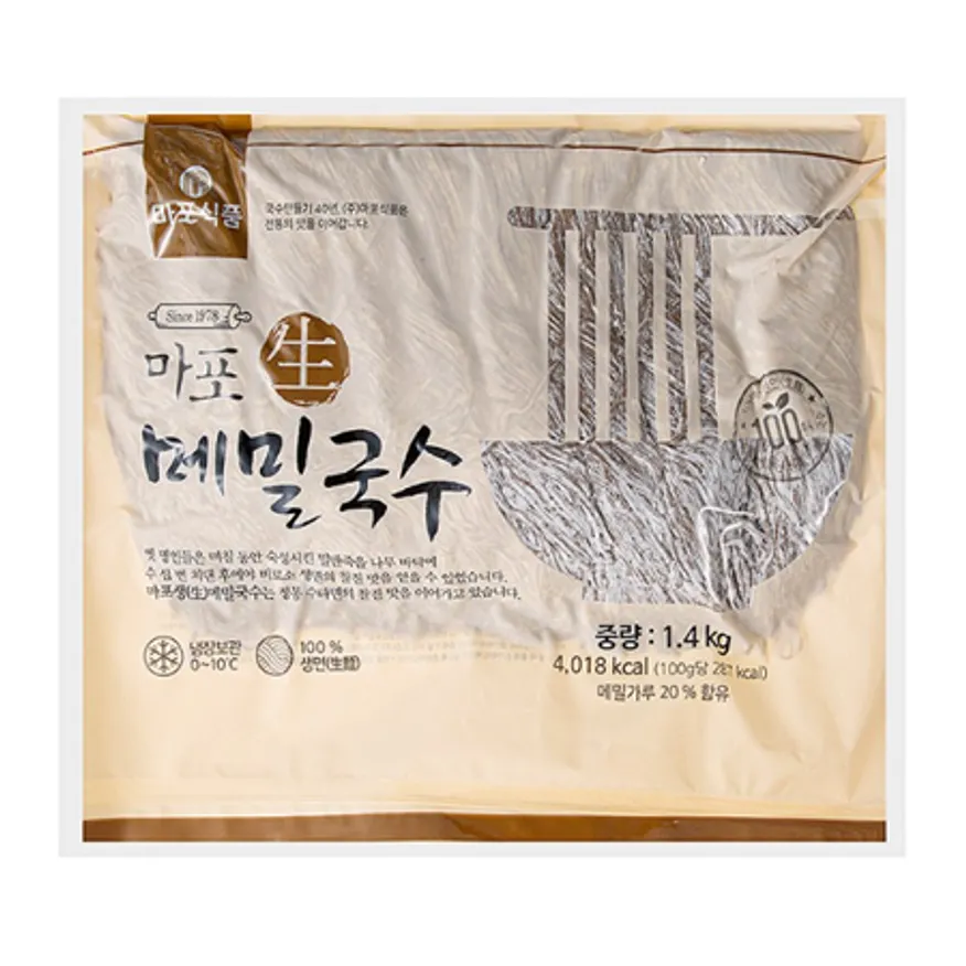 마포식품 생메밀면 꽈배기 1.4kg (오후 4시 주문마감) 이미지