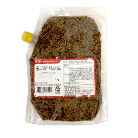 선인 홀그레인머스타드 1kg (오후 12시 주문마감, 익일 발송)