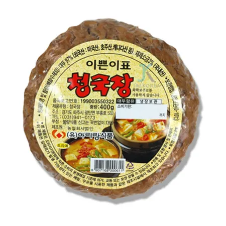 아리랑식품 이쁜이표 청국장 400g