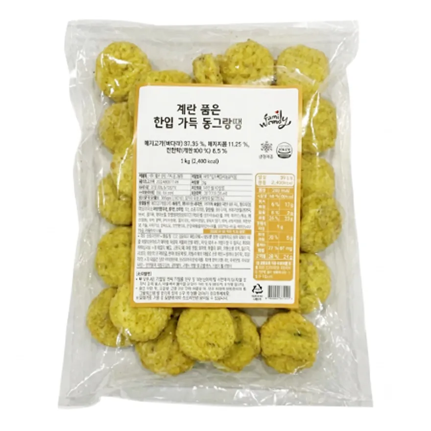 하늘푸드 계란품은 한입가득 동그랑땡 1kg 이미지