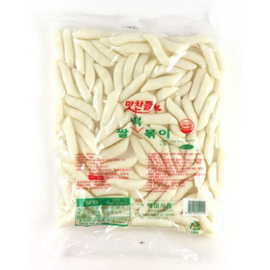 백미 맛찬들 쌀떡볶이 1.5kg 소 (오후 13시 주문마감, 익일 발송) 이미지