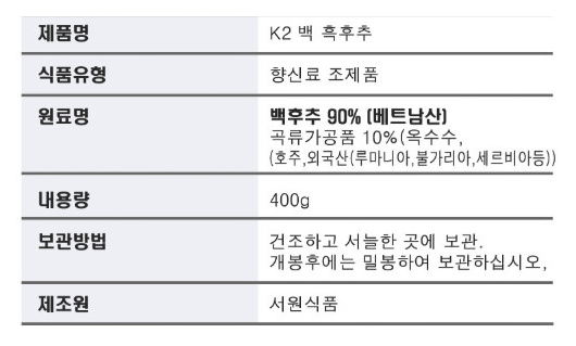 상품정보제공고시