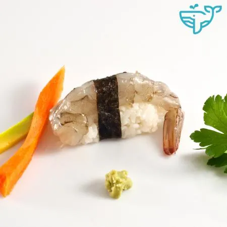 백미새우 초밥용(8g) 20미 160g 1팩 이미지