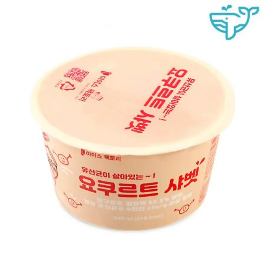 묶음상품 요구르트샤베트 업소용 240ml 지엔씨푸드 10개 이미지
