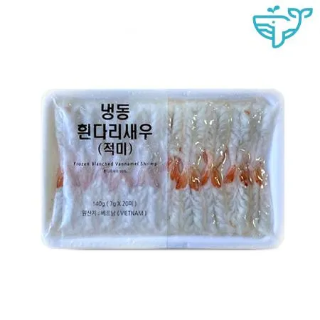 묶음상품 적미새우 초밥용(7g) 20미 140g 10팩  이미지