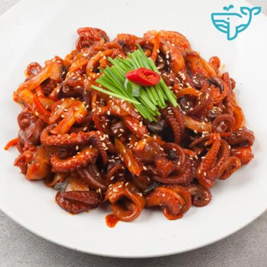 매콤 양념 쭈꾸미 볶음 400g 아라온씨푸드 1팩 이미지
