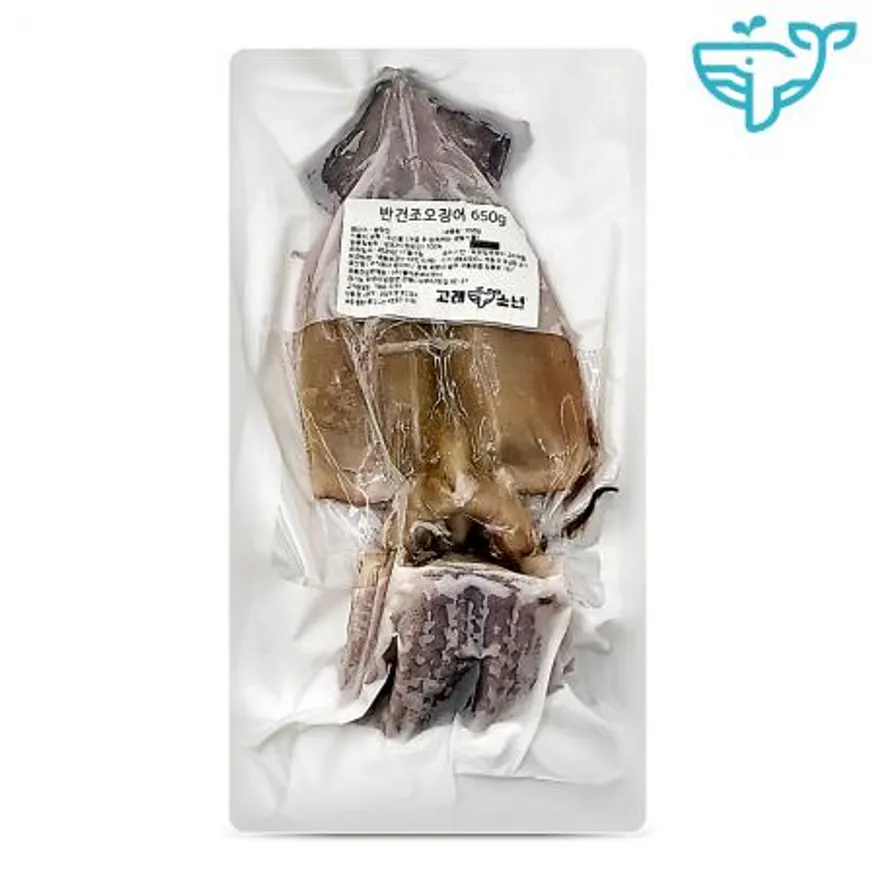 동해안 구룡포 반건조 오징어 5미 650g 아라온씨푸드 1팩 이미지
