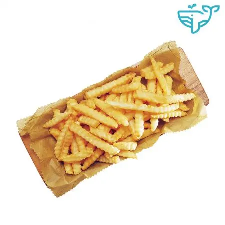 묶음상품 블루리본 크링클컷 2.27kg 줄무늬 포테이토 감자튀김 심플로트 박스 이미지