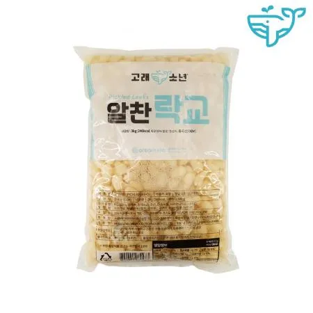묶음상품 일식 락교 3kg 업소용 대용량 파우치 삼도식품 박스 이미지