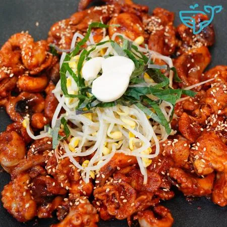 매콤 양념 쭈꾸미 볶음 400g 아라온씨푸드 1팩 이미지