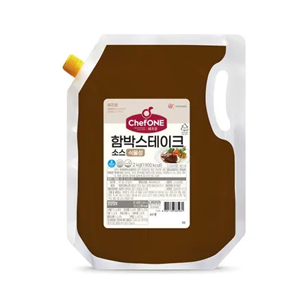 쉐프원 식물성함박스테이크소스 2kg(냉장)