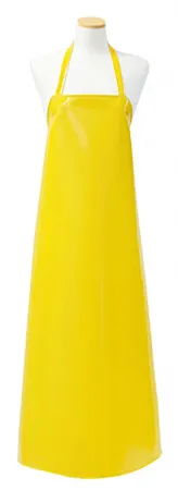 양면 방수 앞치마 목걸이 1000mm*1200mm (중대) / 옐로우