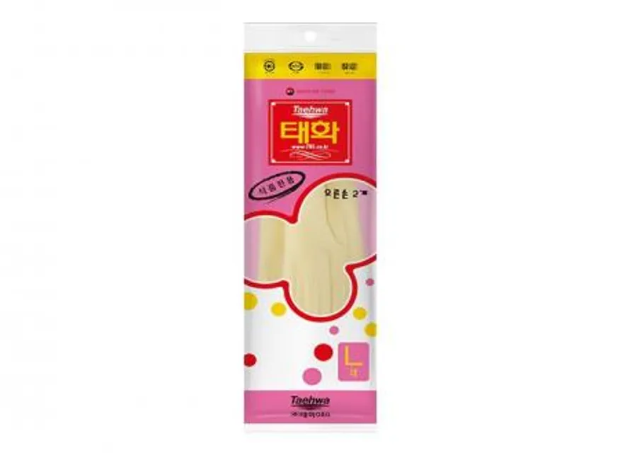 태화 고무장갑 대(L) 오른손 2개x10켤레 아이보리 이미지