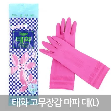태화 고무장갑 마파 핑크 대(L)