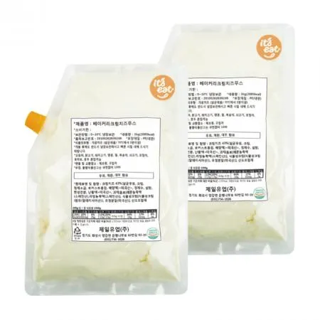 [제일유업] 잇츠잇 베이커리 크림치즈무스  1kg (x 2개입)