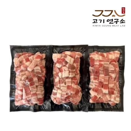 [싱싱배송] 삼겹살 큐브 1kg/EA 구이용,볶음용,찌개용