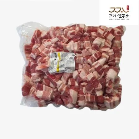 [싱싱배송][대용량] 삼겹살 큐브 5kg/EA 구이용,볶음용,찌개용