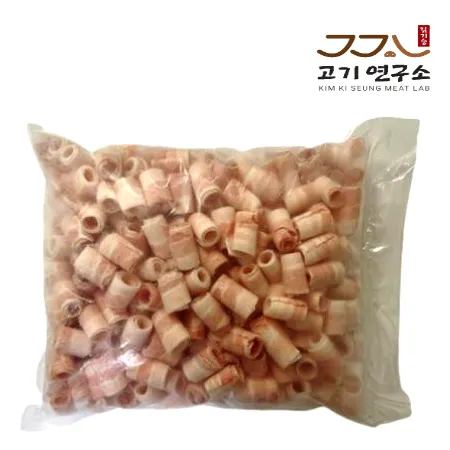 [싱싱배송][대용량] 삼겹살 돌돌이 2mm 2.5kg/EA 구이용,볶음용,대패삼겹살용
