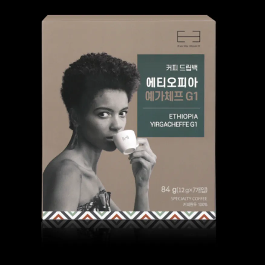 이스티브 에티오피아 스페셜티 커피 드립백 7개입-예가체프 이미지