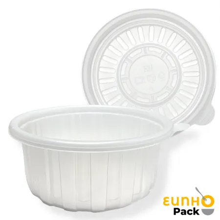 EH 158파이중 반투명 400세트 일회용 탕 미니탕 찌개 쌀국수 삼계탕 곰탕 배달 용기