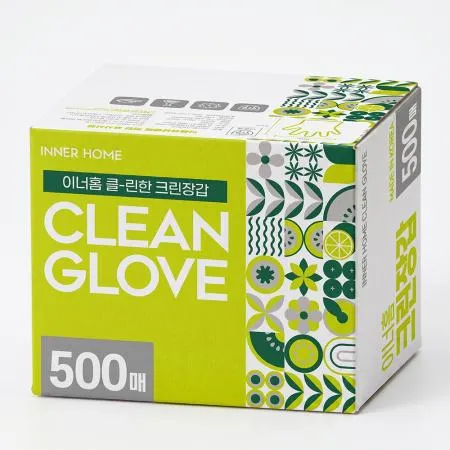 이너홈 LDPE 엠보싱 위생 비닐장갑 500매