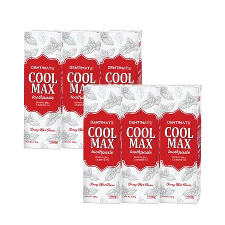 크리오 쿨맥스 치약 100g 6개