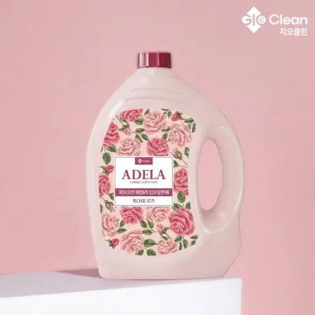 지오클린 아델라 섬유유연제 2.5L 4개 로즈향 이미지