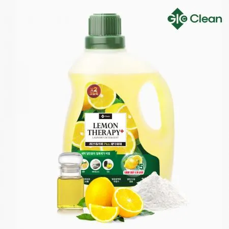 지오클린 레몬테라피 플러스 세탁세제 2.5L 4개 이미지