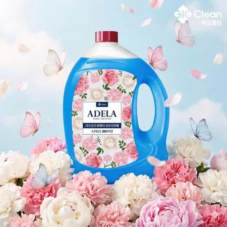 지오클린 아델라 섬유유연제 2.5L 4개 에이프릴향