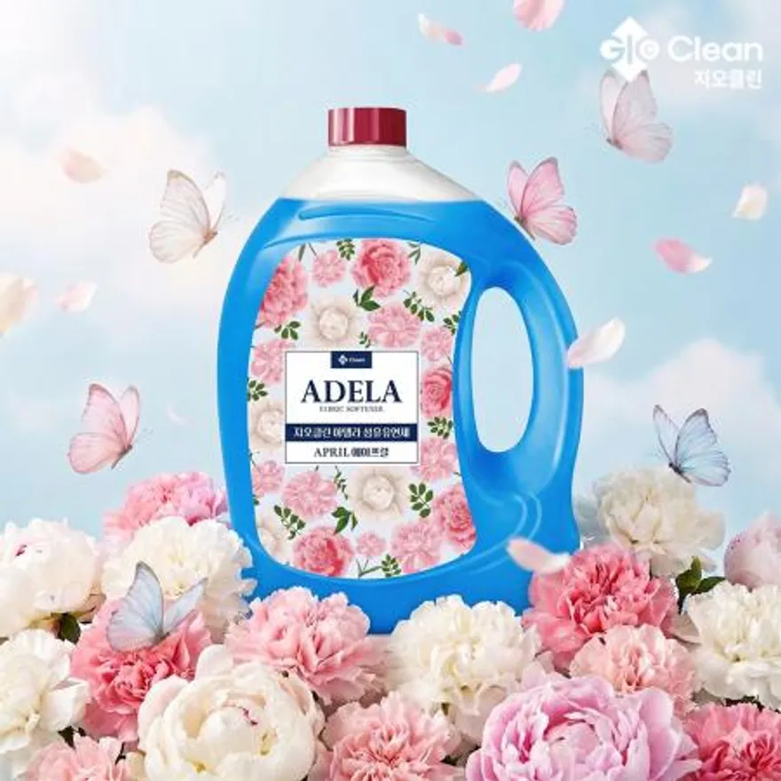 지오클린 아델라 섬유유연제 2.5L 4개 에이프릴향 이미지