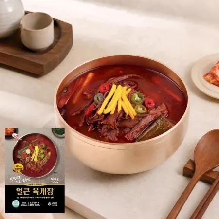 쿡앤라이프 호텔식 진한 얼큰육개장 600g 3팩
