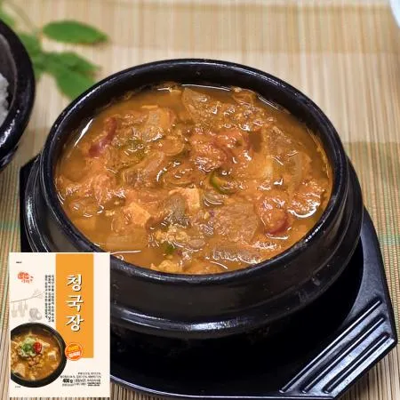쿡앤라이프 구수한 청국장 400g 밀키트 캠핑음식 10팩