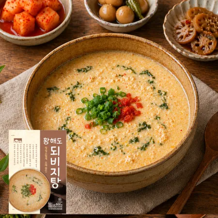고향식품 옛맛 황해도 되비지탕 600g 콩비지찌개 10팩