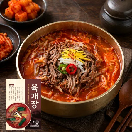 고향식품 옛맛 육개장 600g 즉석국 간편식 3팩