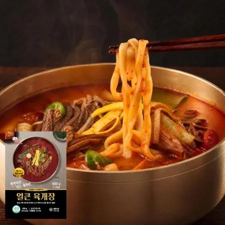 쿡앤라이프 호텔식 진한 얼큰육개장 600g 3팩 이미지