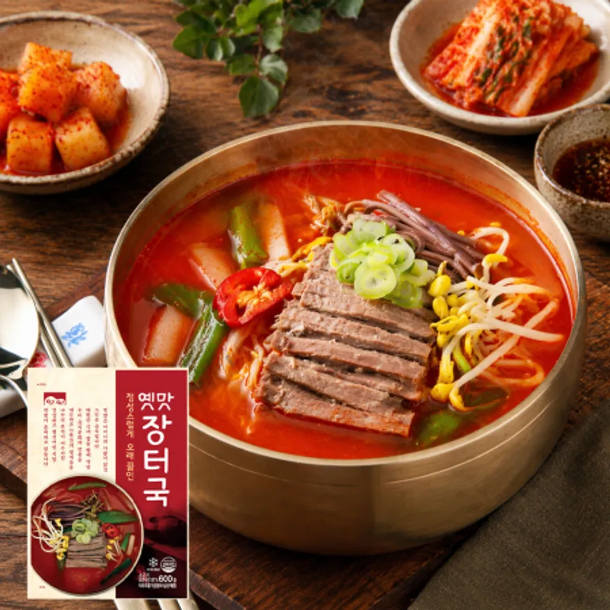 고향식품 옛맛 장터국 600g 3팩 이미지