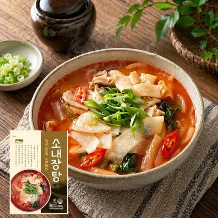 고향식품 옛맛 소내장탕 600g 소곱창 우거지 10팩